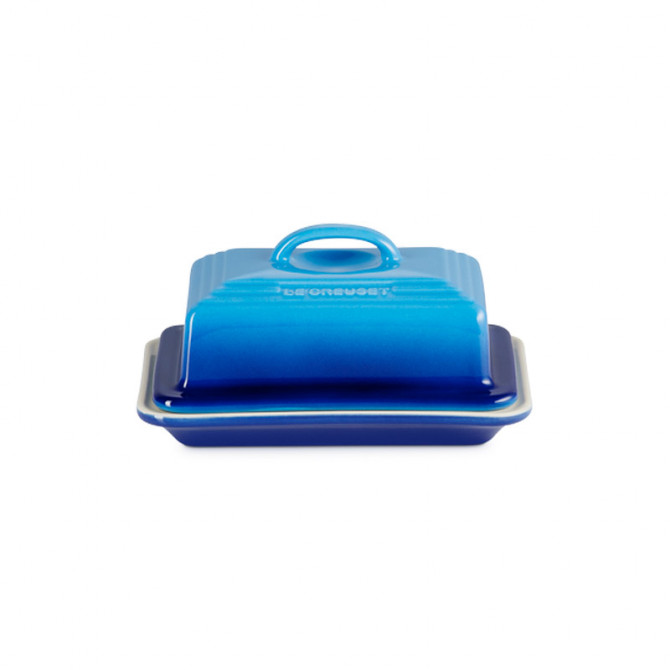 Le Creuset azurblaue Butterdose