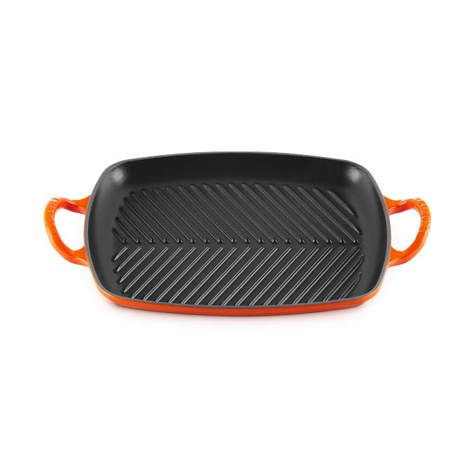 Grelhador retangular fundo Le Creuset