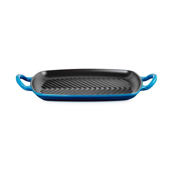 Le Creuset high rectangular cast iron grill grill grill Le Creuset