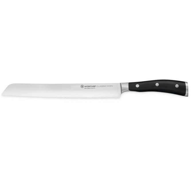 Cuchillo de cocina Wüsthof para Pan, serie Classic Ikon de 23 cm.