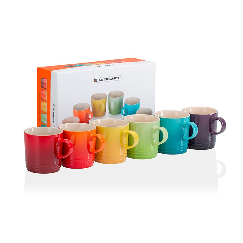 Set van 6 espresso kopjes Le Creuset