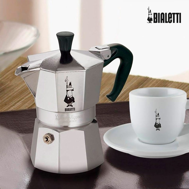 Cafetera Bialetti Moka 3, 6 y 9 tazas