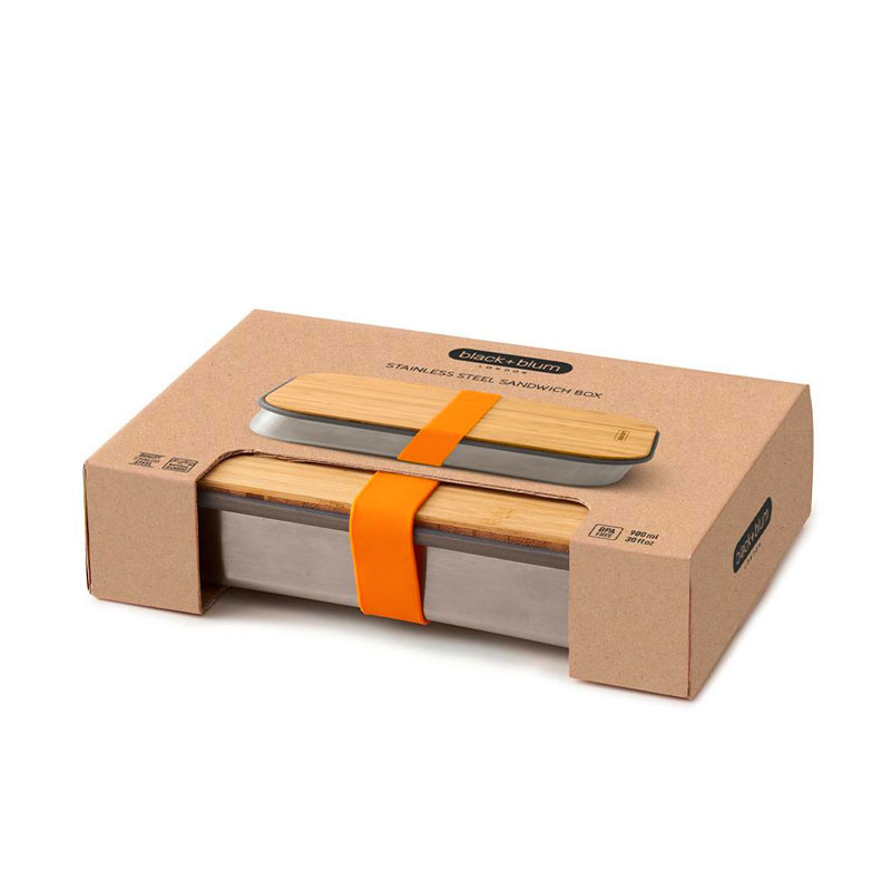 Sandwich box de acero inoxidable Black+Blum