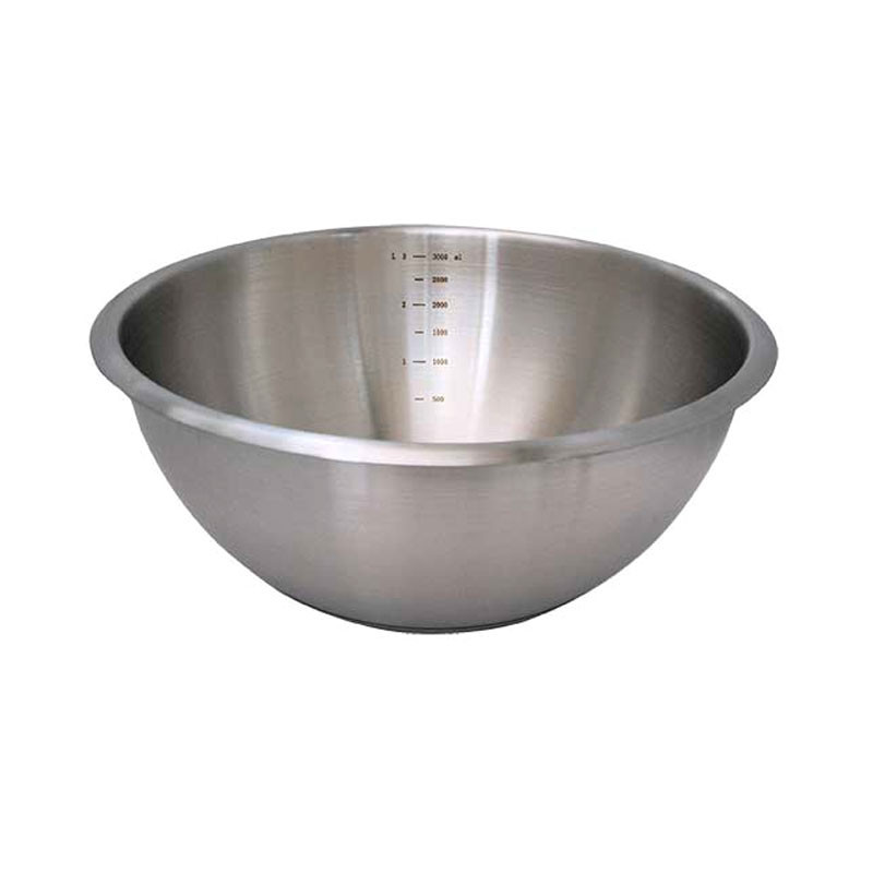 Bol de cuisson rond en acier inoxydable Buyer avec base en silicone