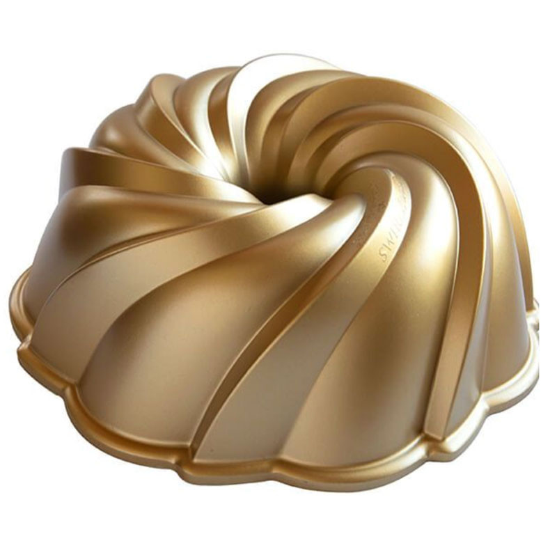 Molde Molde Swirl Bundt Nordic Ware detalle.