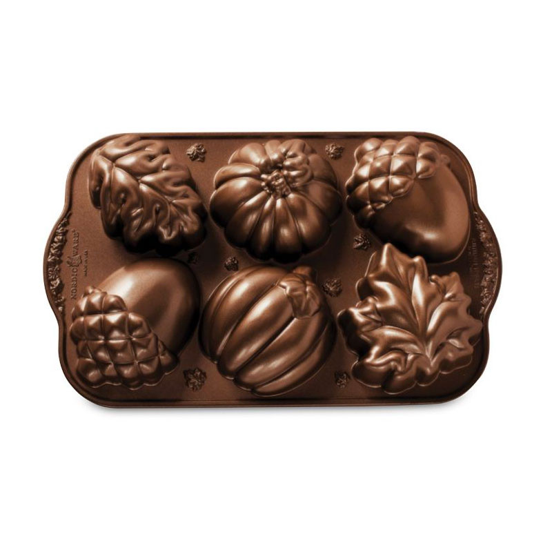 Autumn Treats Pan vorm van Nordic Ware