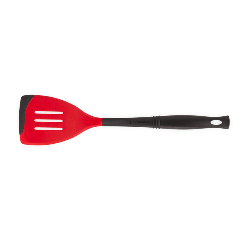 Spatule cannelée professionnelle en silicone Le Creuset