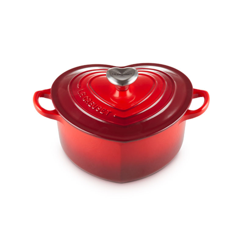 Cocotte Le Creuset en forme de cœur qui vous fera tomber amoureux d'elle