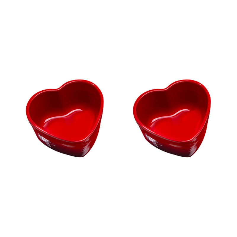 Set di pirottini a forma di cuore Le Creuset