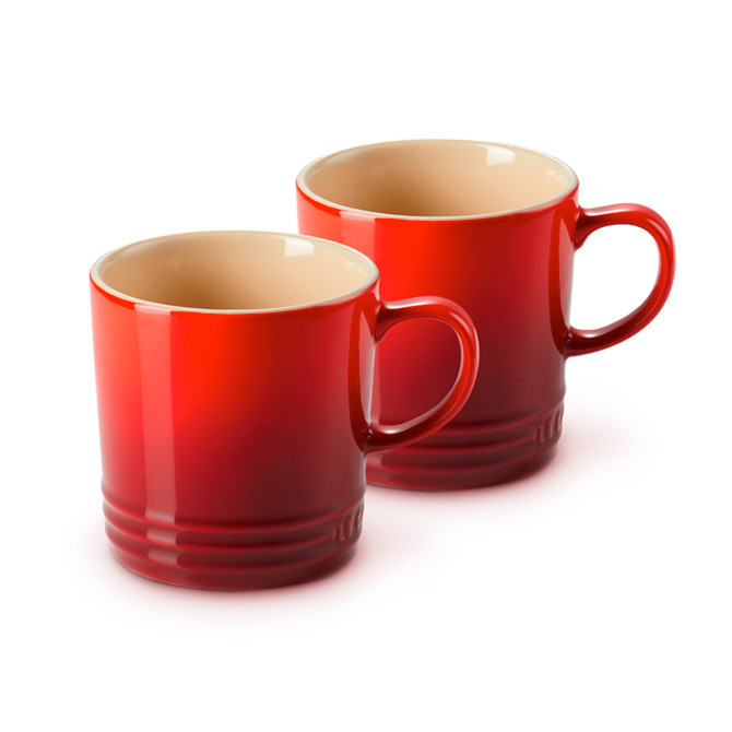 Set de 2 mugs London Le Creuset 350ml couleur volcanique