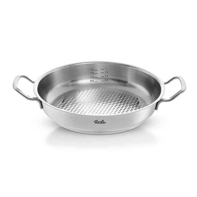 Poêle à paella en acier de la collection Fissler original-profi