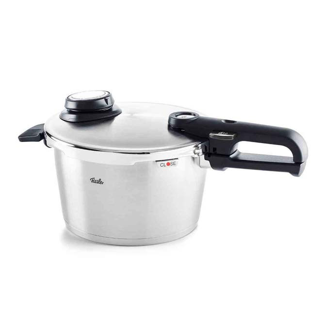 Pentola a pressione Fissler Vitavit Premium con cestello + treppiede