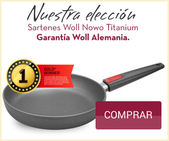 Woll Nowo - Sartén de titanio con mango desmontable, 9.5 pulgadas