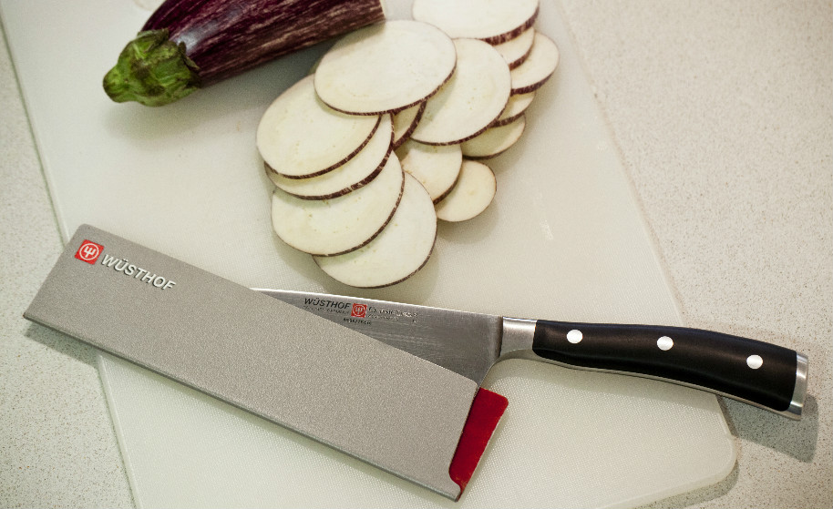 Taco para 10 cuchillos de cocina Artelegno madera haya imantado. -  Ganivetería Roca